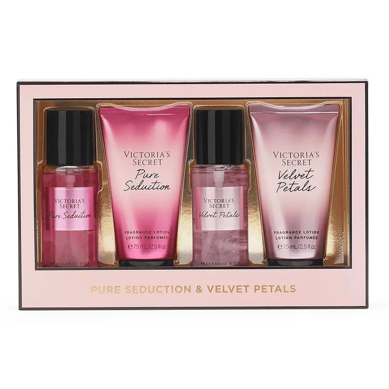 KIT VICTORIA'S SECRET DUO PURE SEDUCTION 75ML + LOCIÓN VELVET PETALS 75ML