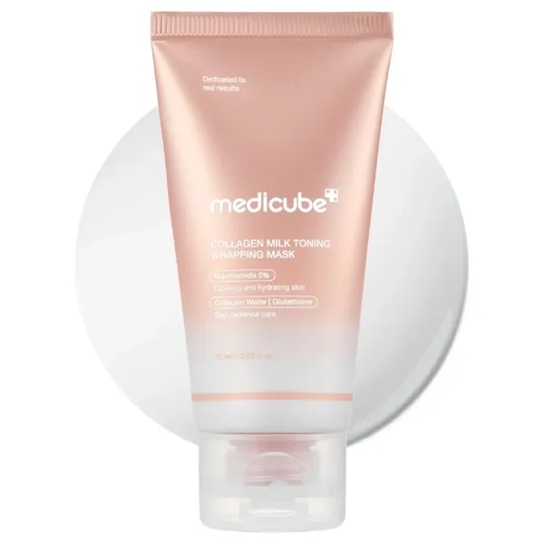 Mascarilla Facial Medicube Collagen Milk Toning Wrapping 75ml