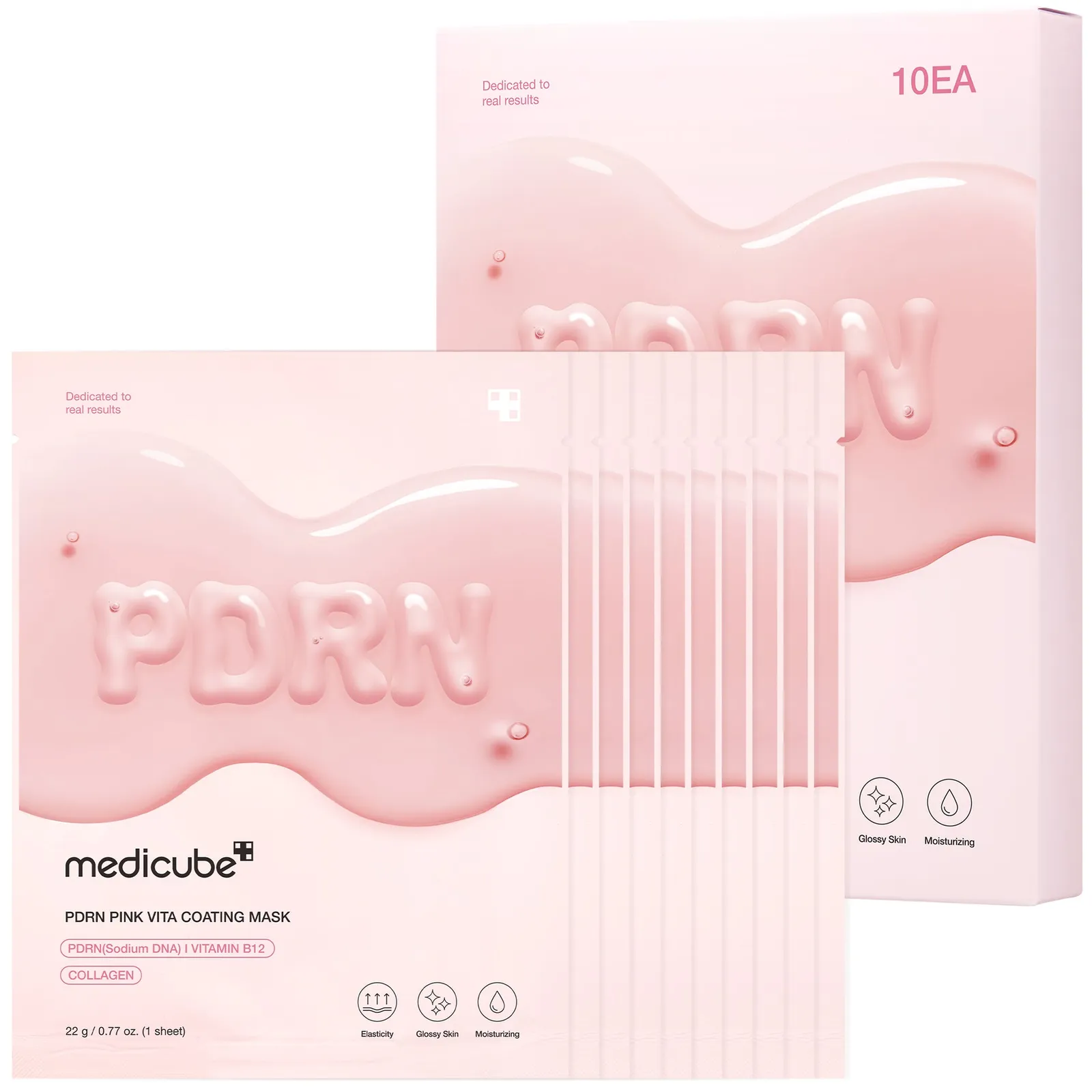 Mascarilla Facial Medicube PDRN Pink Vita Coating Mask