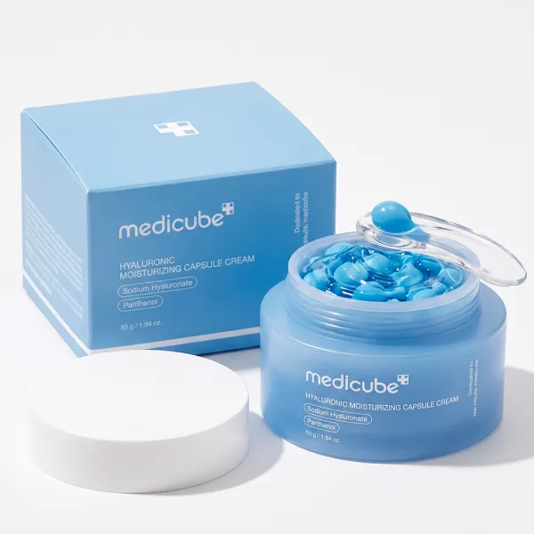 Creme Facial Hidratante Medicube Hyaluronic Moisturizing Capsule Cream 55 G