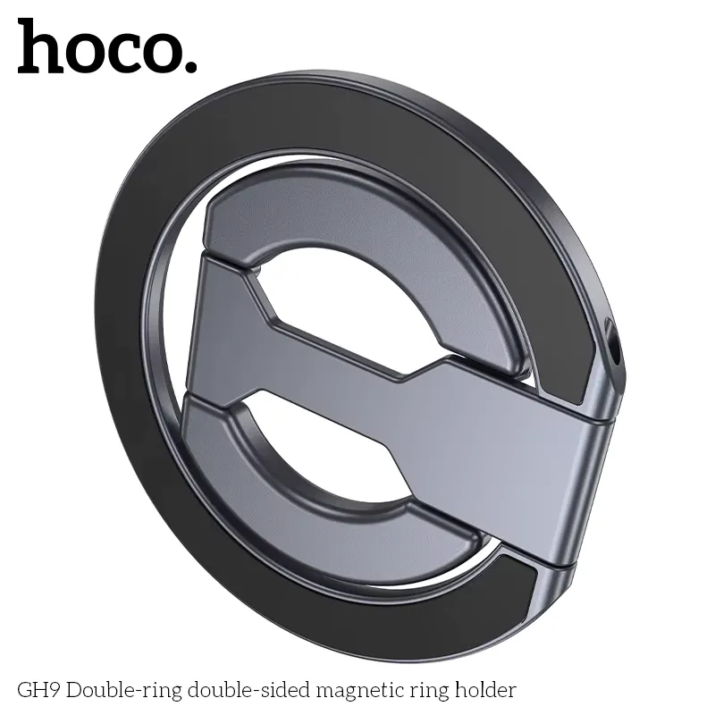 GH9 ANILLO MAGNETICO DOBLE CARA MAGSAFE METAL GRAY
