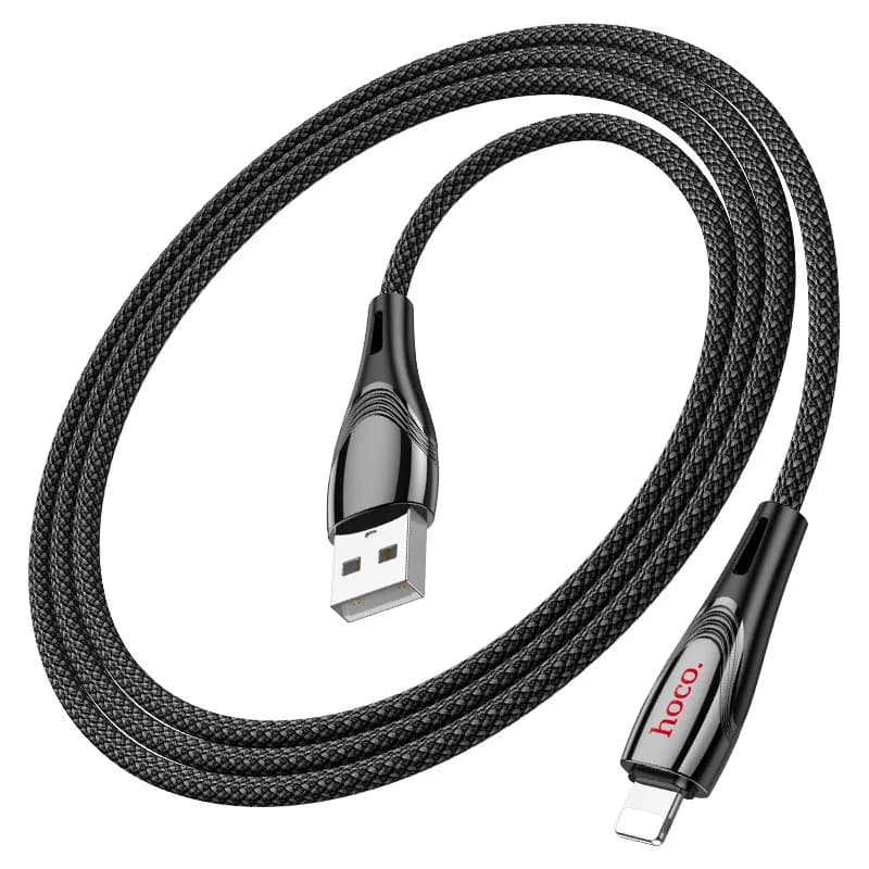 CABLE USB-A IP NEGRO 2.4A U133 HOCO