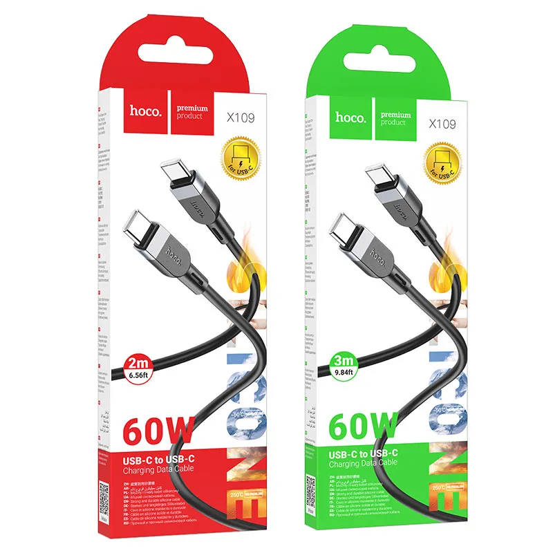 CABLE T-C A T-C BLANCO 60W L=1M X109 HOCO
