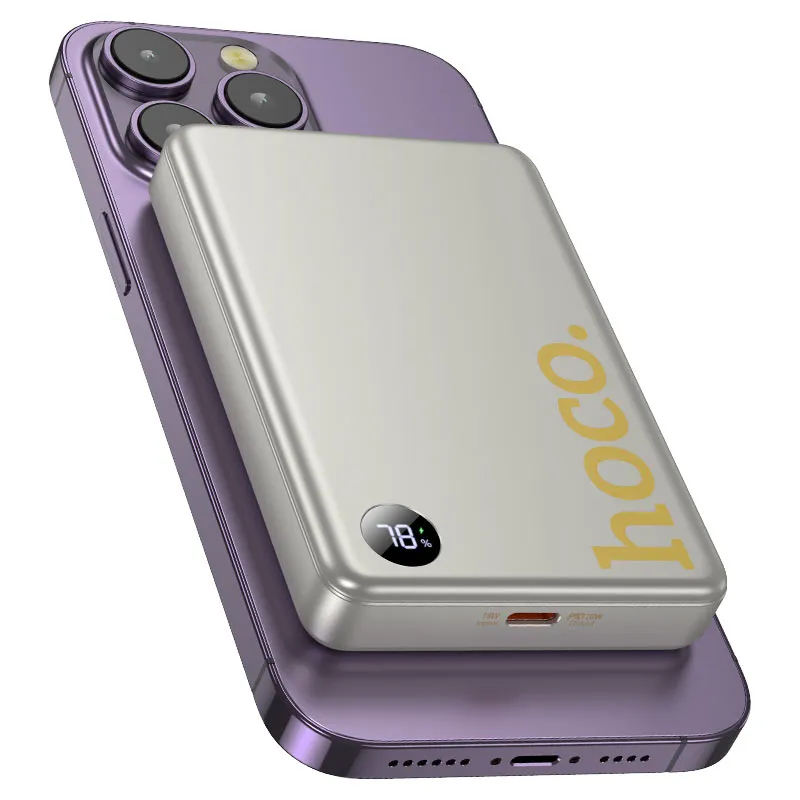 CARGADOR PORTATIL GRIS Q34 HOCO