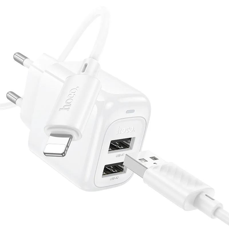 SET CARGADO+CABLE T-C BLANCO CS51A HOCO