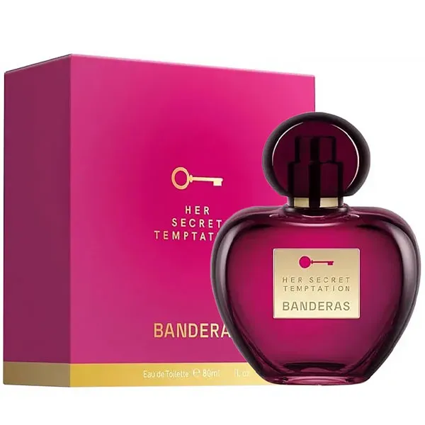 PERFUME ANTONIO BANDERAS HER SECRET TEMPTATION EDT 80ML FEM