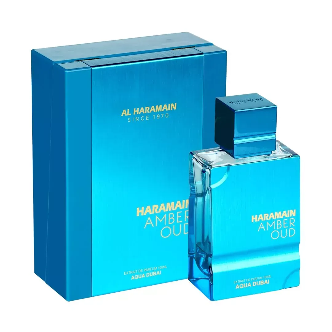 PERFUME AL HARAMAIN AMBER OUD AQUA DUBAI EDP 100ML