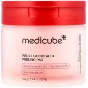 Almohadillas Exfoliantes Medicube Red Succinic Acid Peeling Pad de 70 Unidades