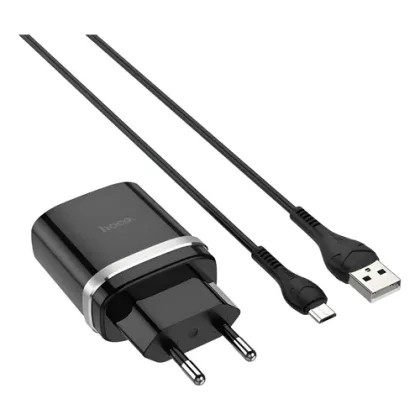 CS21A CARGADOR+CABLE MICRO PRETO