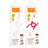 Vista 1 de X87 CABLE USB-A A MICRO BLANCO 2.4A 1M