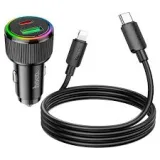 Vista 1 de NZ14A SET CARGADOR P/ AUTO+ CABLE T-C A T-C
