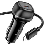 Vista 1 de Z58 CARGADOR P/AUTO T-C A IP NEGRO