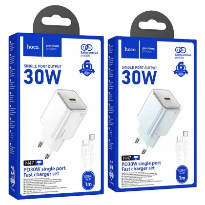 N47 CARGADOR T-C BLANCO 30W