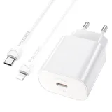 Vista 1 de N22 CARGADOR+CABLE T-C A IP BLANCO