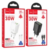 Vista 1 de N63 CARGADOR DUAL PORT 30W NEGRO