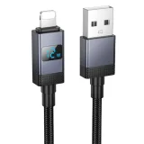 Vista 1 de X118 60W GENEROUS CABLE CARGA RAPIDA TC A TC CON DISPLAY NEGRO