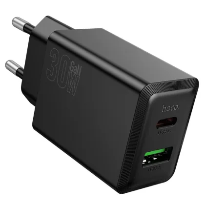 N71 SOLO PUERTO PD30W+QC3.0 CHARGER(EU) NEGRO