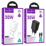 Vista 1 de Fonte de Alimentação/Carregador Hoco N62 USB-C
