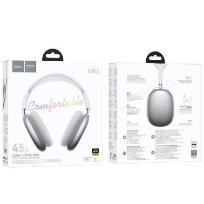 HOCO AUDIFONOS W65 HAPPY GRIS