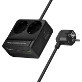 Vista 1 de AC27 CARGADOR ESC 2 ENCHUFES PD30W/21CA CABLE 2M NEGRO