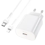 Vista 1 de N22 CARGADOR+CABLE T-C A IP BLANCO