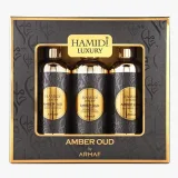 Vista 1 de KIT HAMIDI LUXURY ARMAF AMBER OUD 3 PCS CREMA+GEL+SHAMPO/CONDI 95ML