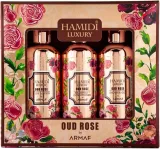 Vista 1 de KIT HAMIDI LUXURY ARMAF OUD ROSE 3PCS CREMA+GEL+SHAMPO/CONDI 95ML