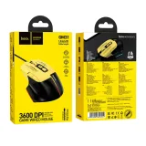 Vista 2 de GM31 MOUSE GAME CON CABLE AMRILLO
