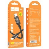 X119 ENERGY 60W CABLE CARGA RAPIDA Y DATOS TC A TC NEGRO