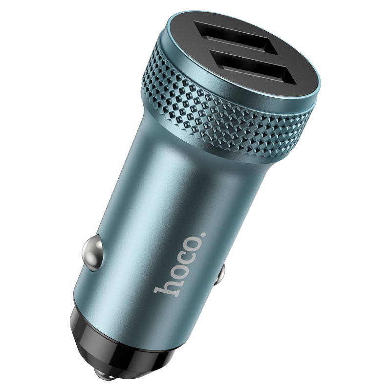Z49 CARGADOR P/ AUTO DOBLE GRIS