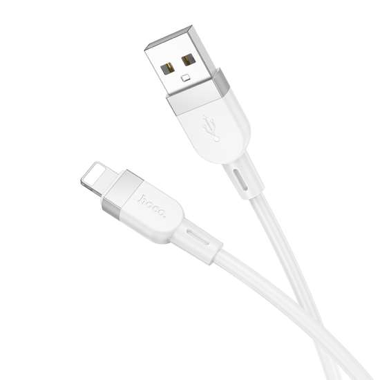 X109 CABLE USB-A A IP BLANCO 2.4A L=1M