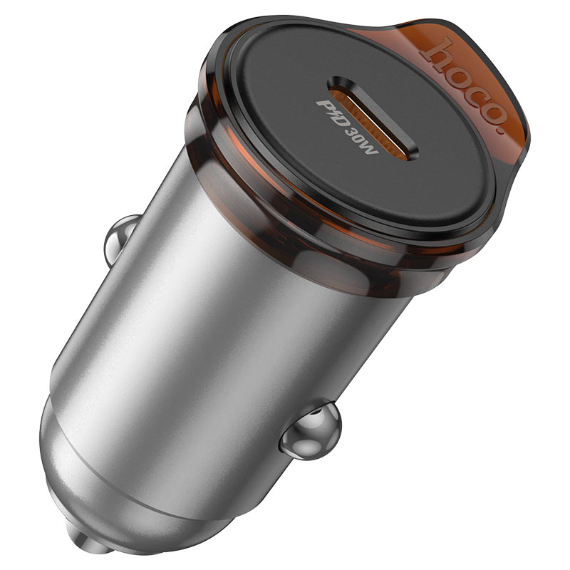 NZ16 CARGADOR P/AUTO T-C A T-C GRIS 30W