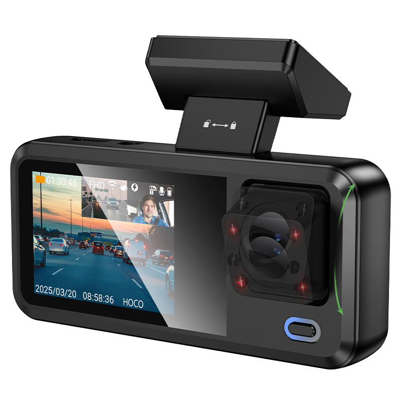 DV15 CAMARA PARA AUTO FULL HD PANTALLA 2" NEGRO