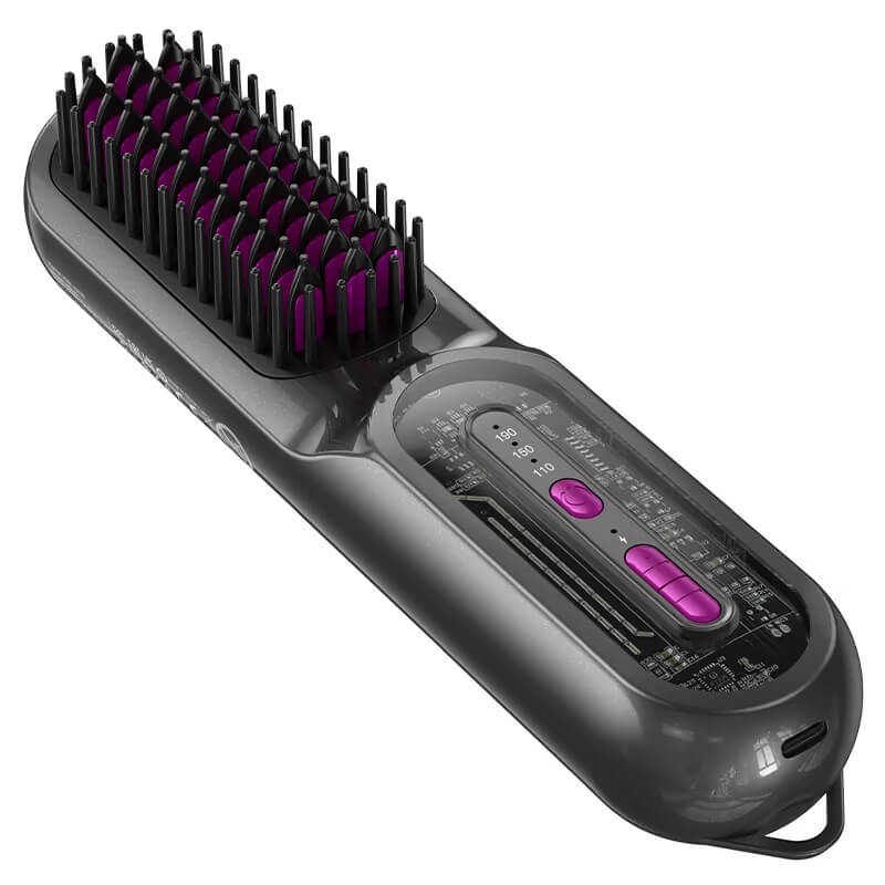 HP45 CEPILLO ALISADOR TERMICO PARA CABELLO EFECTO LACIO GRAY