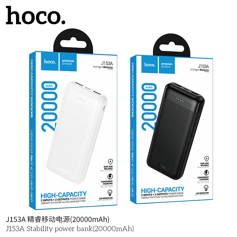 J153A STABILITY CARGADOR PORTATIL(20000MAH) NEGRO