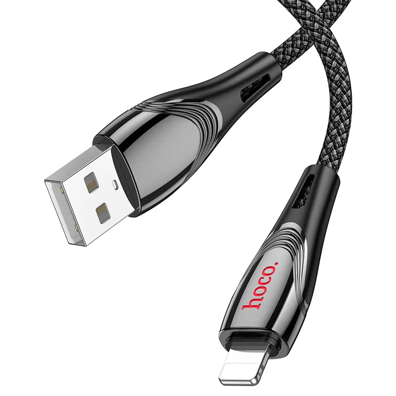 CABLE USB-A IP NEGRO 2.4A U133 HOCO