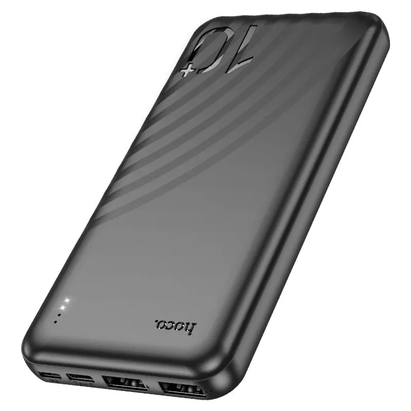 CARGADOR PORTATIL NEGRO 10K J123 HOCO