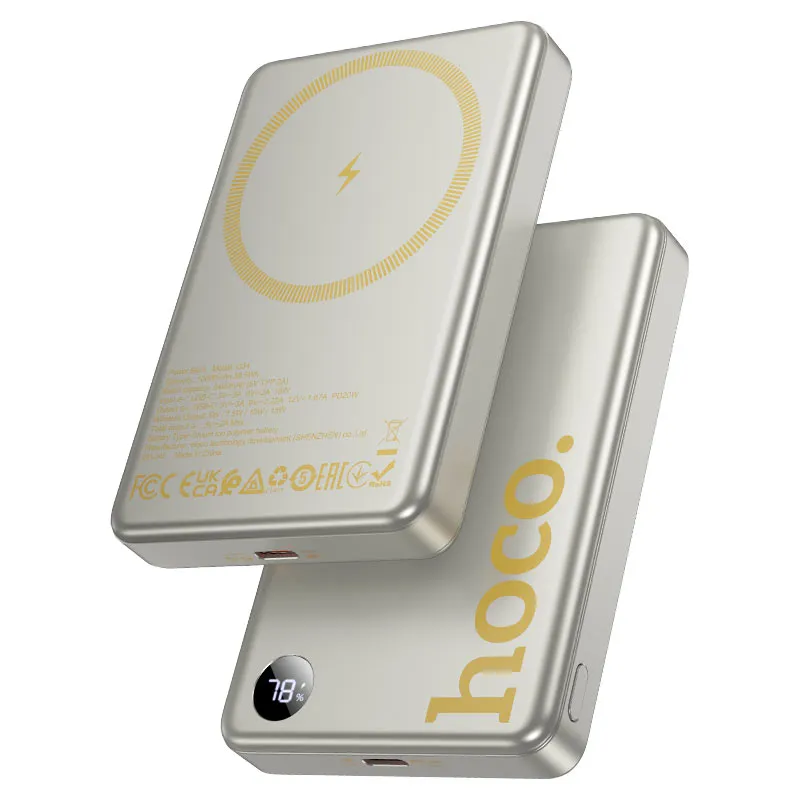 CARGARDO PORTATIL DORADO Q34 HOCO