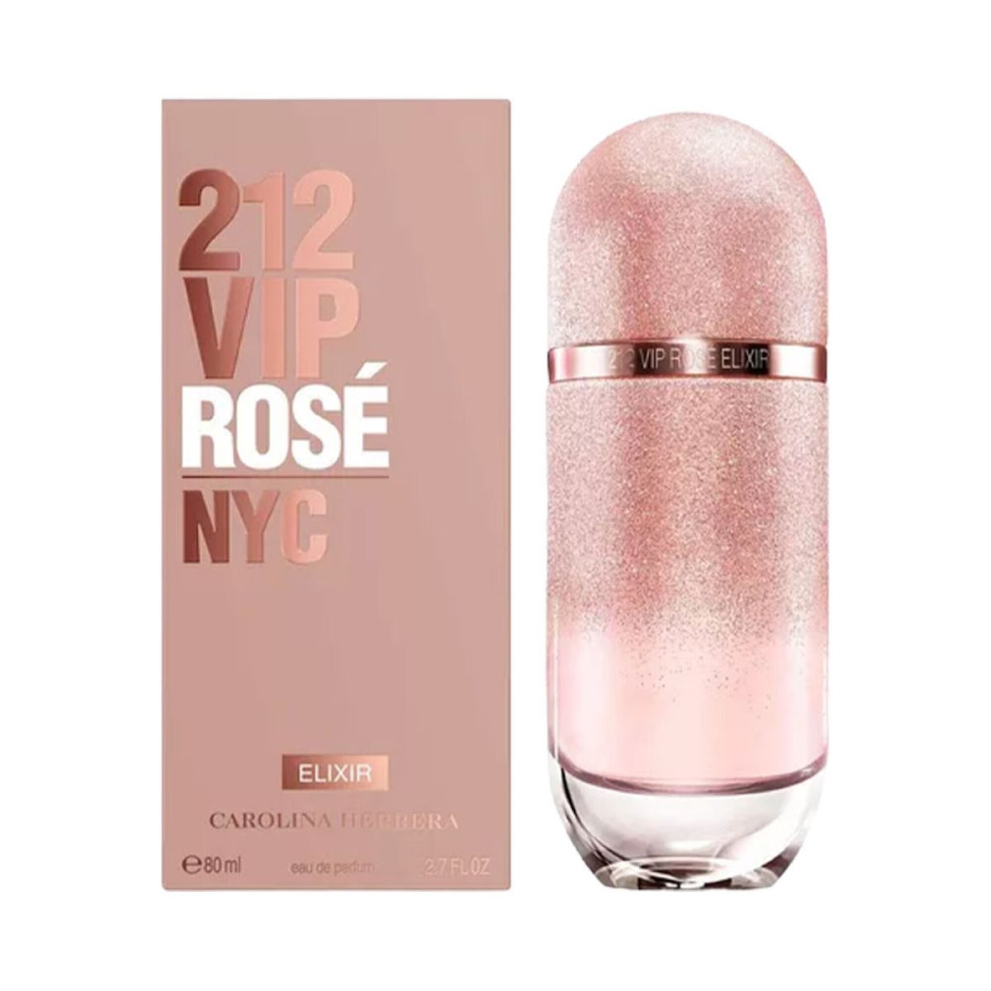 PERFUME CAROLINA HERRERA 212 VIP ROSE ELIXIR 80ML FEMENINO