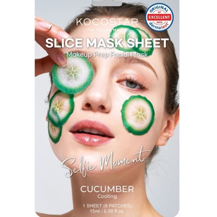 KOCOSTAR SLICE MASK SHEET CUCUMBER COLLING 1X6 15ML