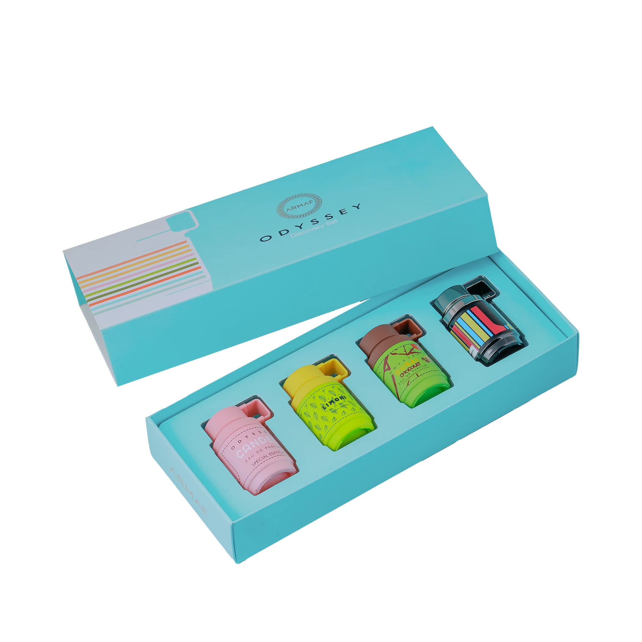 KIT PERFUME ARMAF ODYSSEY MINI 4X12ML SET WHITE DISCOVERY