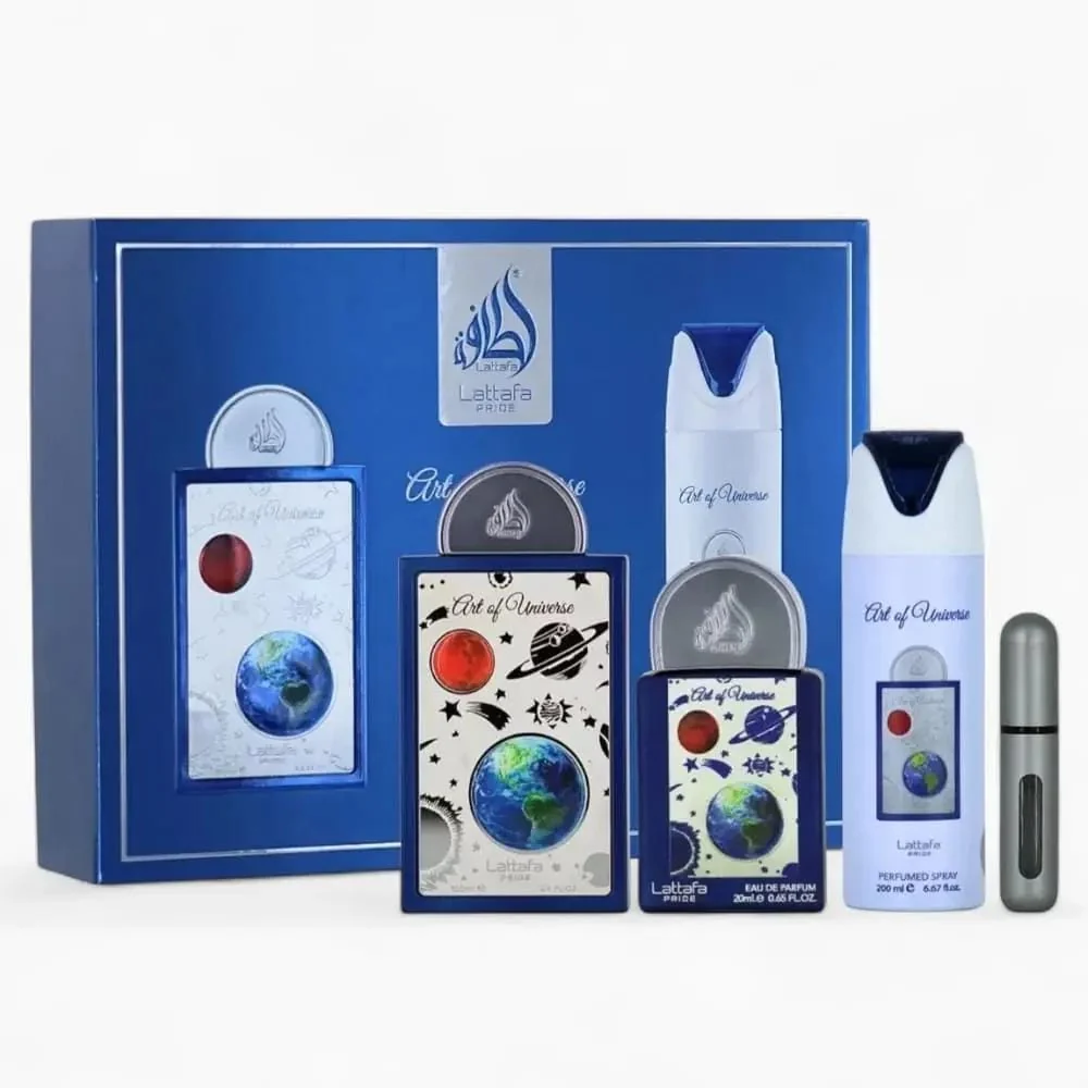 PERFUME LATTAFA KIT ART OF UNIVERSE C/3PCS