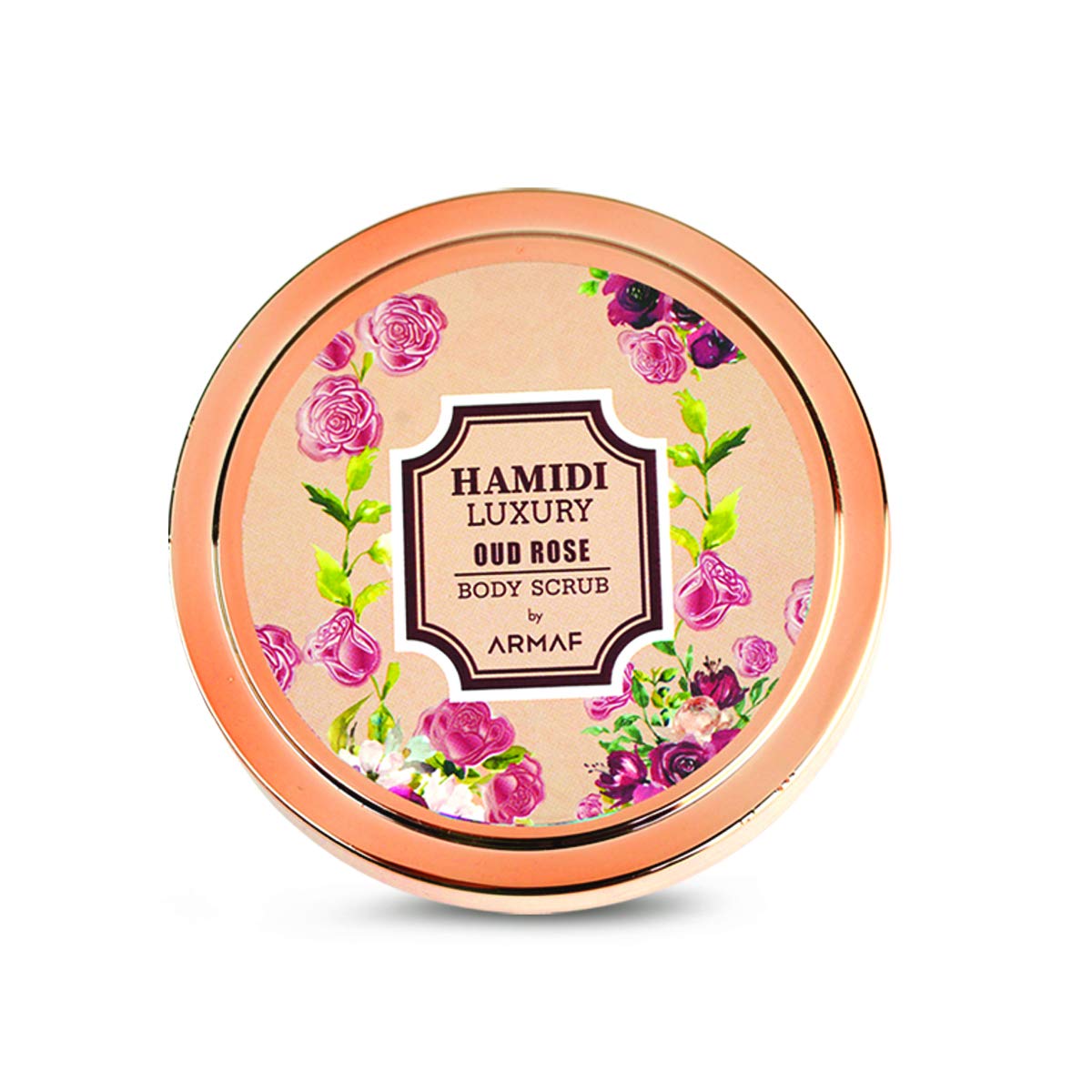 EXFOLIANTE HAMIDI LUXURY ARMAF OUD ROSE 250ML