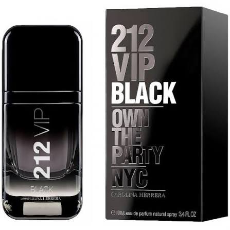 PERFUME CAROLINA HERRERA 212 VIP BLACK EDP 100ML MASCULINO