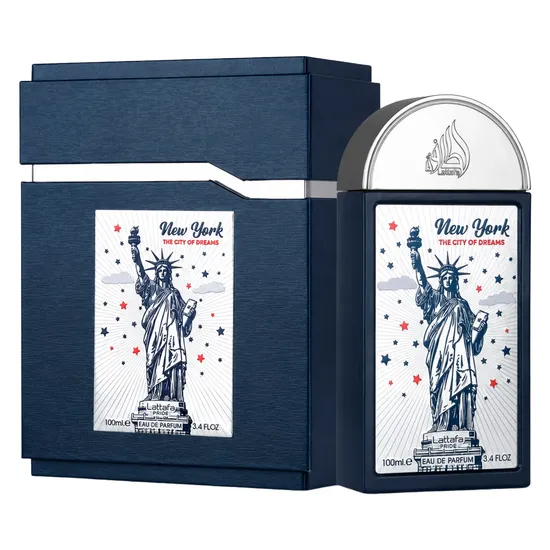 Perfume Lattafa New York The City Of Dreams Eau de Parfum Unissex 100ML