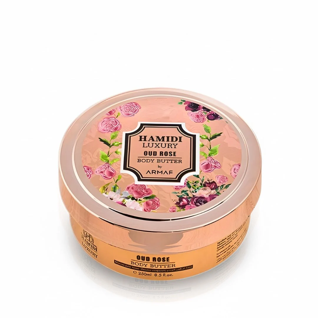 MANTECA CORPORAL HAMIDI LUXURY ARMAF OUD ROSE 250ML