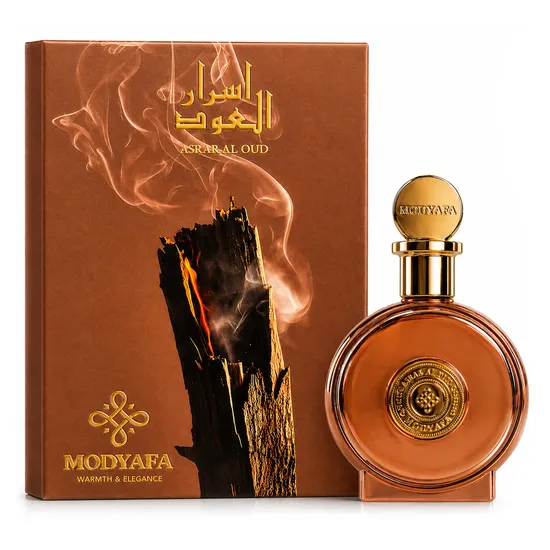 Perfume Modyafa Asrar Al Oud Eau de Parfum Masculino 100ML