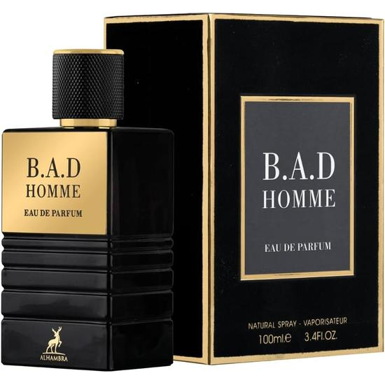 Perfume Maison Alhambra B.A.D Homme Eau de Parfum Masculino 100ML