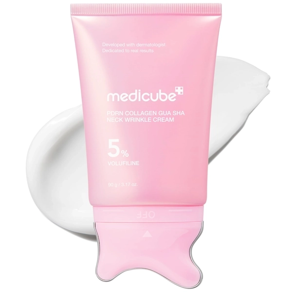 MEDICUBE PDRN COLLAGEN GUA SHA NECK CREAM 5%VOLUFILINE 90G
