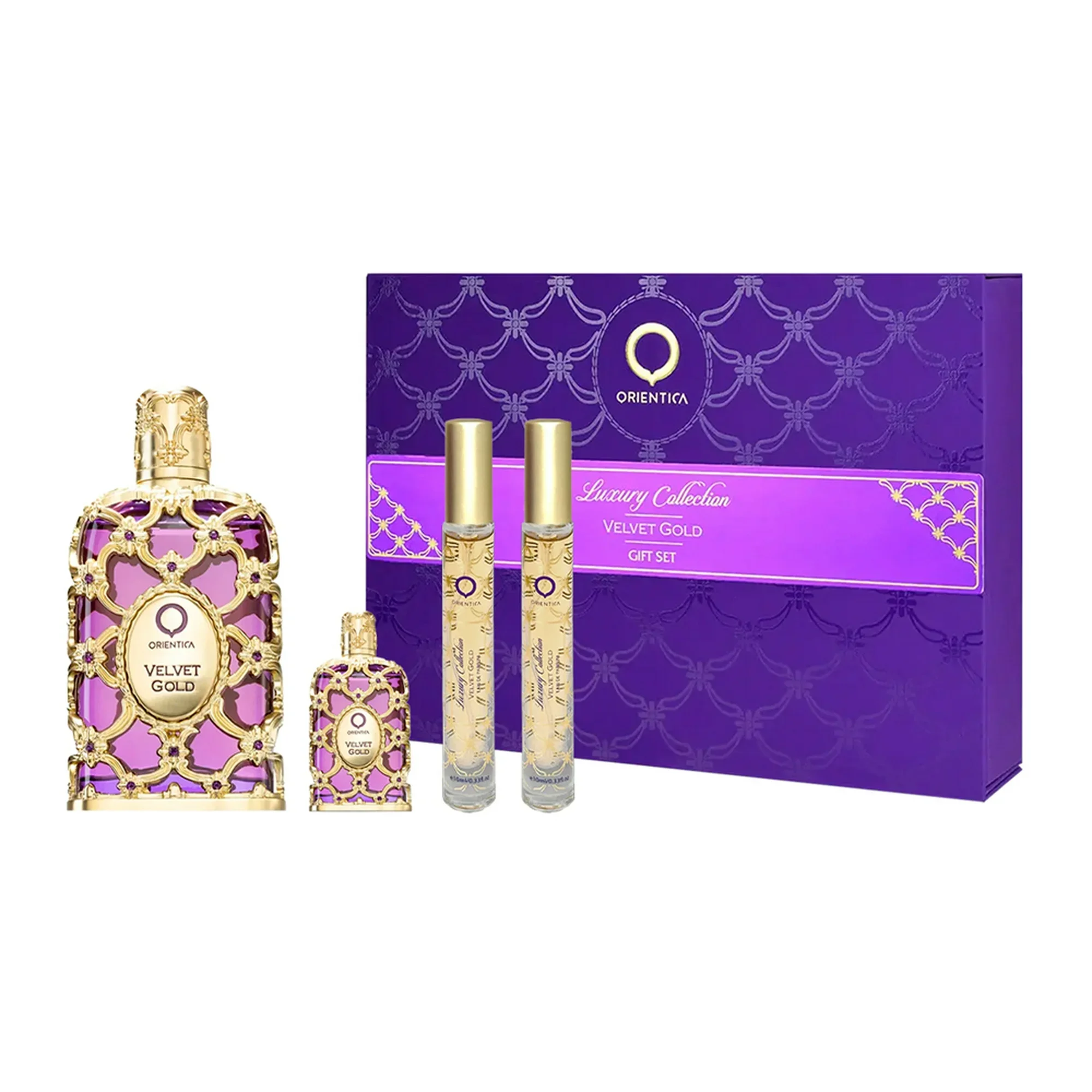 ORIENTICA KIT PERFUME LUXURY COLLECTION VELVET GOLD (4 PCS)